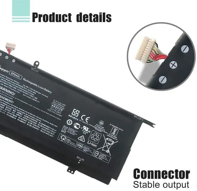 Alt view image 4 of 5 - BOWEIRUI SP04XL L28764-005 Battery Replacement for HP Spectre X360 Convertible 13-AP000 13T-AP000 13-AP0053DX 13-AP0XXX 13-AP0013DX 13-AP0045NR 13-ap0030tu