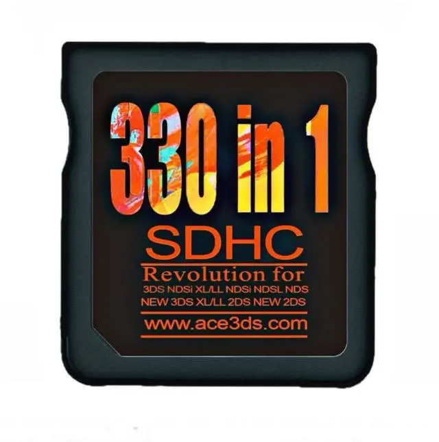 Main image of SDHC 330 in 1 Gaming Card Compatible with DS DSI 2DS 3DS 2DSXL 3DSXL