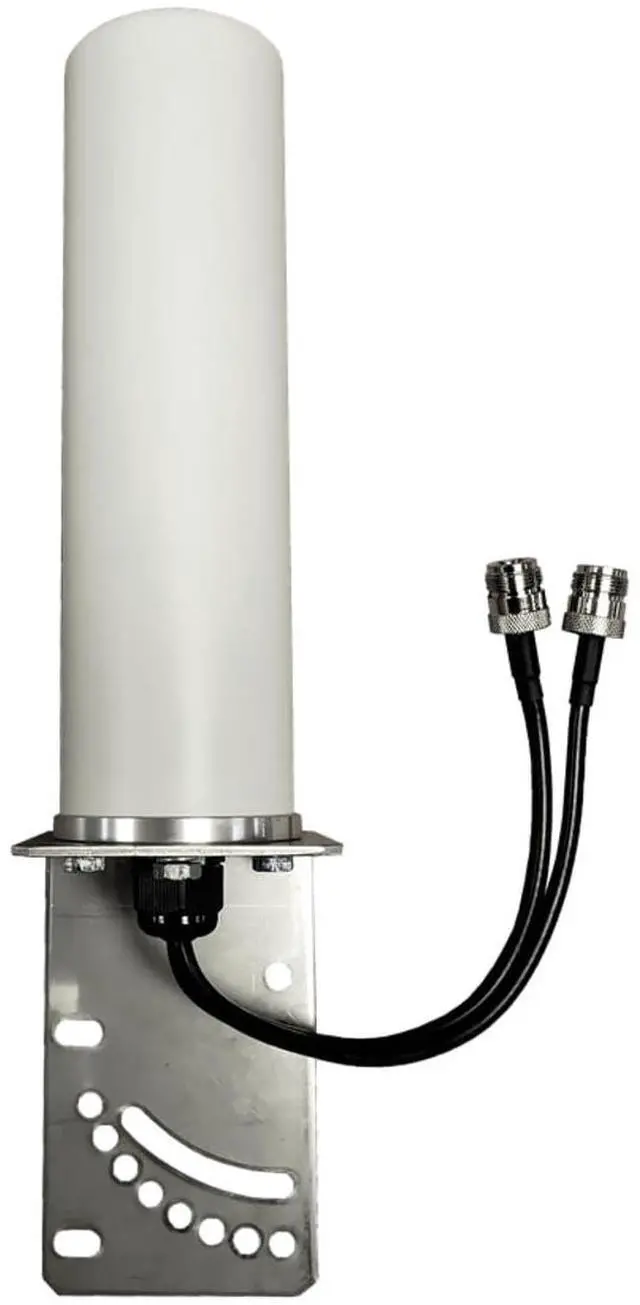 Main image of AntennaGear M19B 2-Lead MIMO 2 x Cellular 4G LTE CBRS 5G NR L-Bracket Mount Antenna (Antenna Only - 2 x 1ft - N Female)