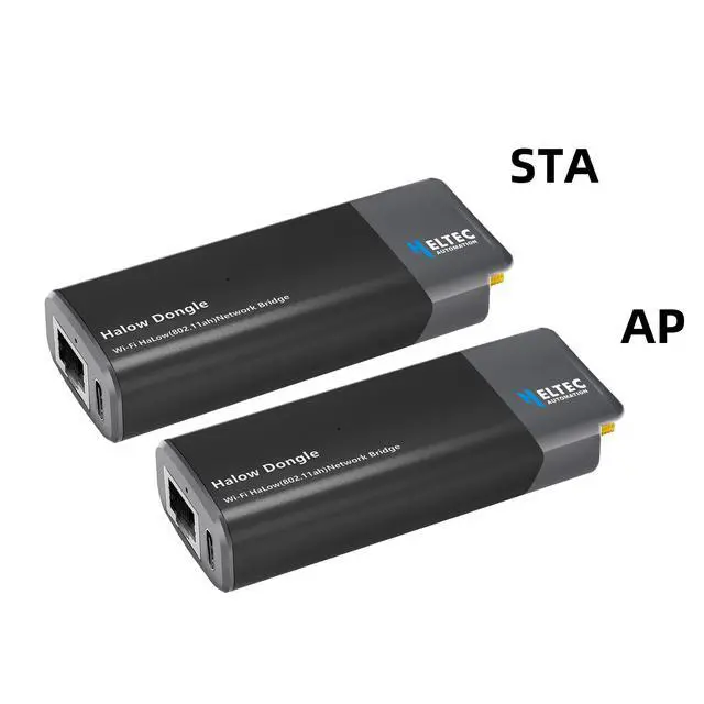 Alt view image 3 of 5 - Wi-Fi HaLow Dongle IEEE 802.11ah Protocol 1km Ultra-Long-Range Wi-Fi or Ethernet Cable Lower Power Consumption Wireless Network Bridge 902-928MHz (AP and STA-1Pair)