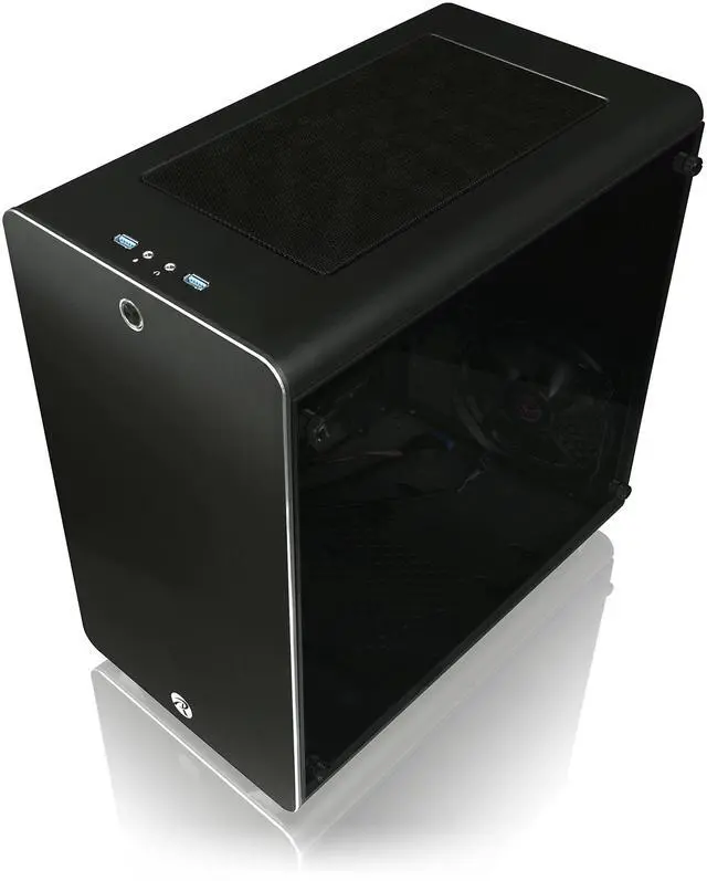 Main image of raijintek Thetis Window Black Desktop Computer Case  Box of Computer (Desktop, PC, Aluminium, SPCC, ATX, Micro-ATX, Mini-ITX, Black, 1.5 mm)