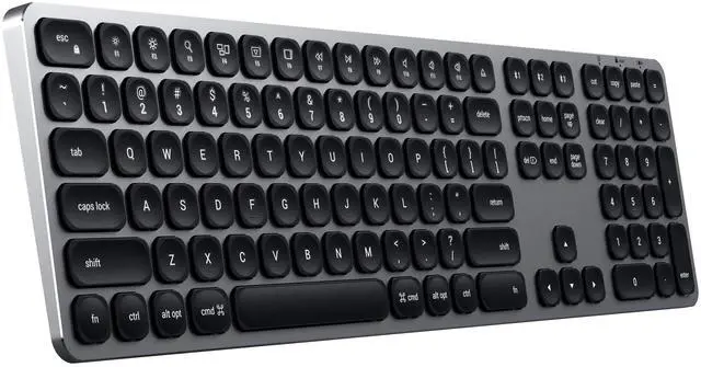 Alt view image 4 of 5 - Satechi Aluminum Wireless Keyboard with Numeric Keypad  for MacBook Pro, MacBook Air, iPad Pro, iMac and More
