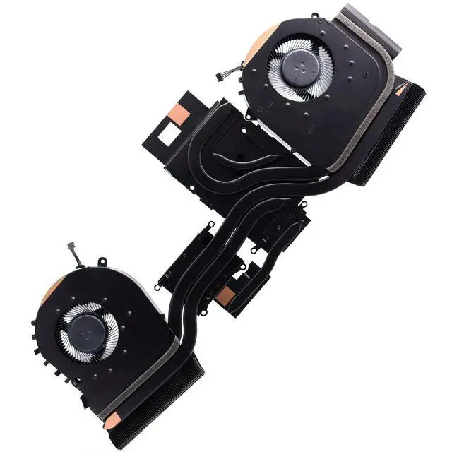 Alt view image 2 of 5 - Deal4GO CPU & GPU Cooling Fan w/Heatsink Thermal Module Assembly L62865-001 Replacement for H P 17-CB 17-CB0030NR 17T-CB0000 with RTX 2070