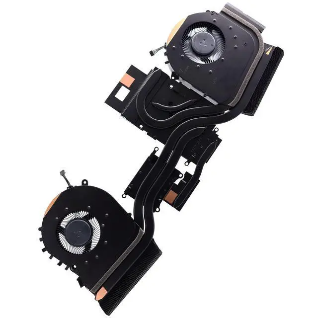 Alt view image 4 of 5 - Deal4GO CPU & GPU Cooling Fan w/Heatsink Thermal Module Assembly L62865-001 Replacement for H P 17-CB 17-CB0030NR 17T-CB0000 with RTX 2070