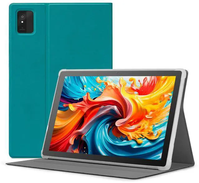Main image of Android 15 Tablets, 10.1 inch Android Tablet with 8GB RAM 64GB ROM, Expandable to 1TB, Octa-Core Processor, HD IPS Display, 5G WiFi 6, GMS Certified Computer Tablets for Adults with Case - Black