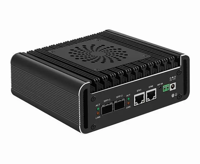 Main image of FakestarPC Firewall Micro Appliance Core N150,4 LAN Firewall Mini PC,2x10G SFP+ 2xi226-V 2.5G RJ45 LAN,2*DDR5,2*NVMe,5*USB,Type-C, 2*HDMI,Industrial PC