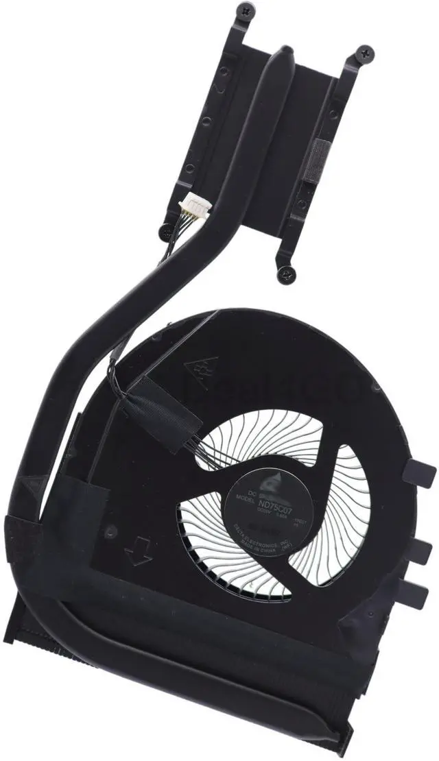Alt view image 4 of 5 - Deal4GO CPU Cooling Fan & Heatsink Thermal Module 01AW391 01AW392 Replacement for Lenovo ThinkPad T460P T470P (UMA)