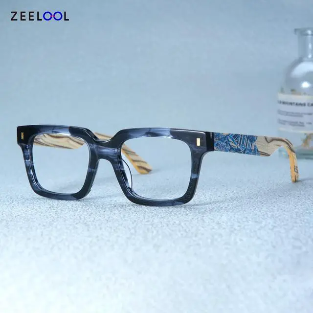 Alt view image 2 of 5 - Zeelool Stylish Rectangle Blue Light Blocking Glasses for Men TV Phone Computer Gaming Glasses ZJGX239126-02 Gray
