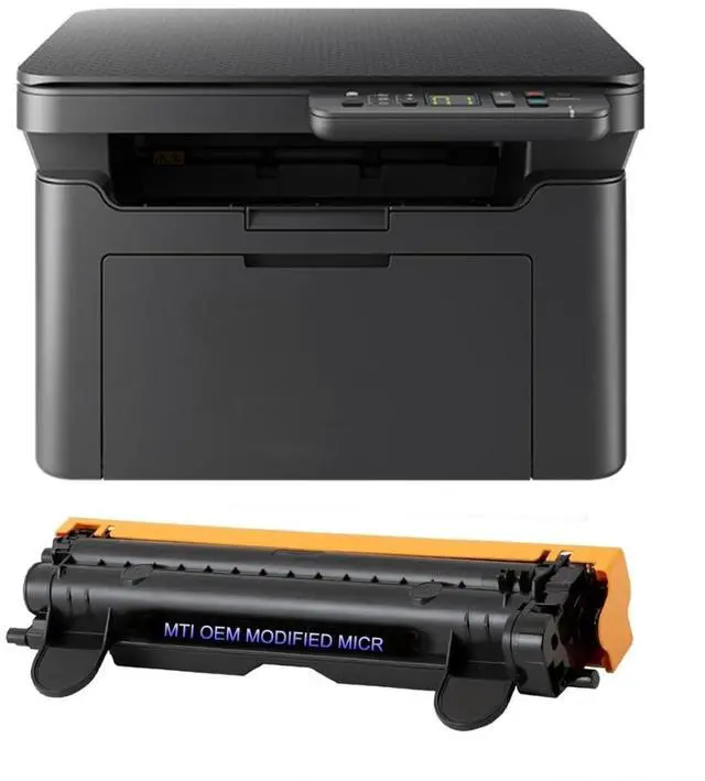 Main image of MTI Laser MA2000W Monochrome B&W Multifunction Check Printer (Print/Copy/Scan), Bundle with MTI OEM Modified TK-1242 MICR Toner Cartridge for Business Check Printing