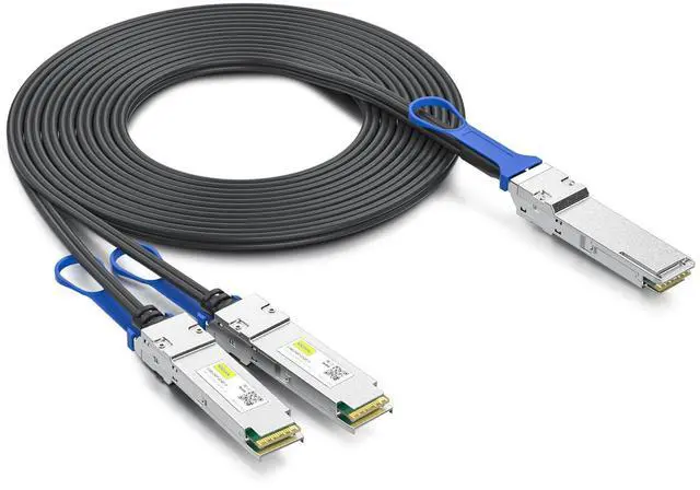 Alt view image 2 of 5 - 10Gtek for Mellanox MCP7H00-G002 100Gb/s to 2x50GbE (QSFP28 to 2xQSFP28) Direct Attach Copper Splitter Cable, Breakout Passive Copper Hybrid Cable, ETH, 2-Meter