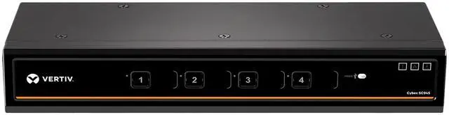 Main image of Vertiv Cybex Secure KVM 4-Port DVI-I DH DPP NIAP EAL4+ TAA (SC945-001)