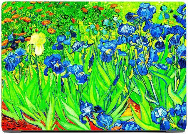 Main image of Fulbrio Arts Compatible with MacBook Pro 13 inch Hard Shell Matte Finish Case Skin, 2022, 2021 Release A2251/A2289/A2338 Slim with Keyboard Cover,Green Flower, Irises by Van Gogh