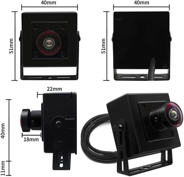 Alt view image 5 of 5 - MMlove 5MP USB Camera 1944P HD Webcam 170 Degree Wide Angle Fisheye Lens Plug&Play USB Webcam for Skype/Zoom/FaceTime/Hangouts,PC/Laptop/Raspberry Pi
