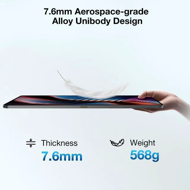 Alt view image 5 of 5 - DOOGEE T40PRO 12 inch Tablet, Android 14 Tablets with 10800mAh BatteryHelio G99 Octa Core Gaming Tablet,20GB RAM+512GB ROM/2TB TF 2.4K FHD IPS Touch Screen,Quad Speakers/BT 5.0/GPS/18W Fast Charge