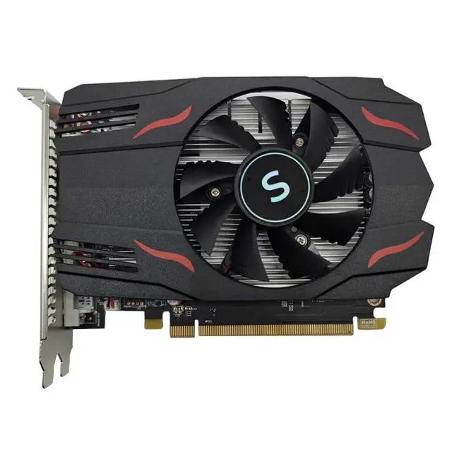 Alt view image 2 of 5 - SAPLOS Radeon RX 550 Graphics Card, 4GD5, 128-Bit, DisplayPort DVI-D HDMI, PC Video Card Gaming, Computer GPU, DirectX 12