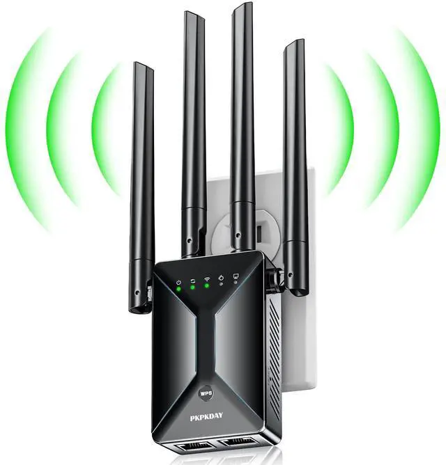Main image of WiFi Extender Signal Booster for Home: Internet Repeater Long Range Covers Up to 50+ Devices and 9998 Sq.ft