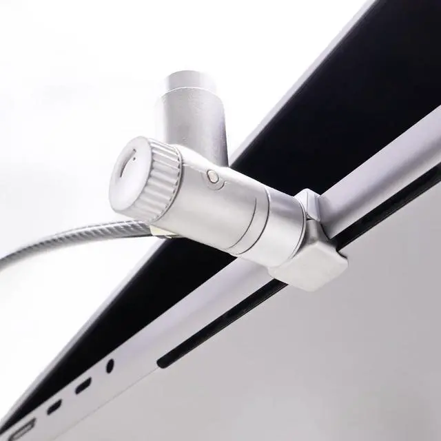 Alt view image 2 of 4 - MacBook Pro Security Lock Key Type, 6ft Steel Cable, Vent-Insert Design for 14/16 inch Models, Space Gray