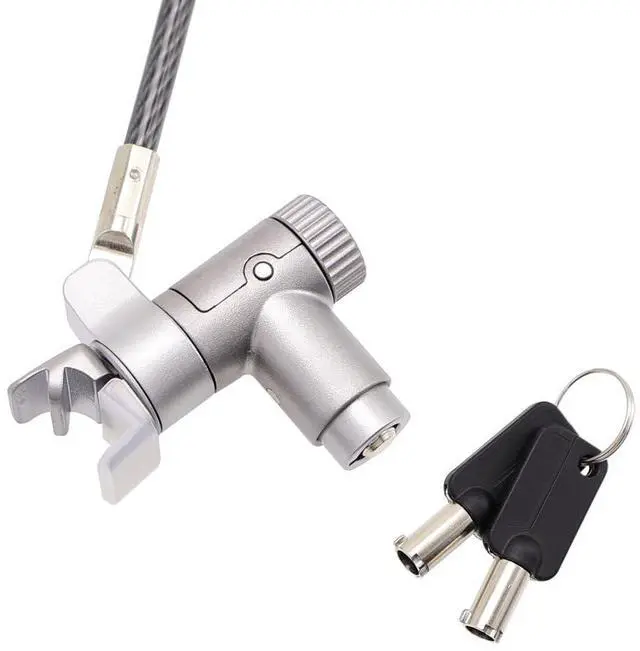 Alt view image 4 of 4 - MacBook Pro Security Lock Key Type, 6ft Steel Cable, Vent-Insert Design for 14/16 inch Models, Space Gray