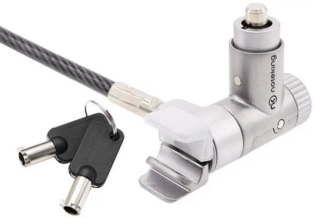 Alt view image 3 of 4 - MacBook Pro Security Lock Key Type, 6ft Steel Cable, Vent-Insert Design for 14/16 inch Models, Space Gray