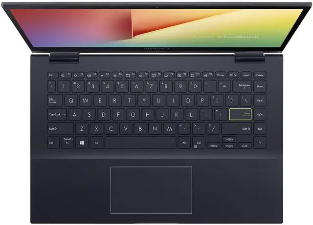 Alt view image 5 of 5 - ASUS VivoBook Flip 14 Thin and Light 2-in-1 Laptop, 14 FHD Touch Display, AMD Ryzen 7 4700U, 8GB DDR4 RAM, 512GB SSD, Glossy, Stylus, Windows 10 Home, Fingerprint Reader, Bespoke Black, TM420IA-DB71T