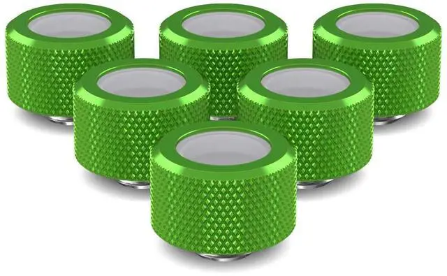 Main image of PrimoChill 16mm OD Rigid SX Fitting - 6 Pack - Toxic Candy