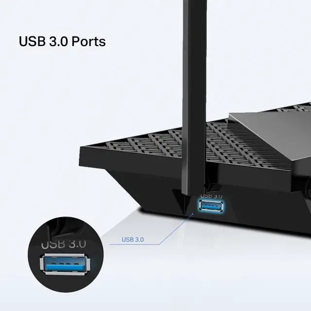 Alt view image 4 of 5 - TP-Link AX5400 Multi-Gigabit WiFi 6 Router, 8K Streaming, USB 3.0, 2.5G WAN/LAN Port, 160MHz Bandwidth (Archer AX72 Pro