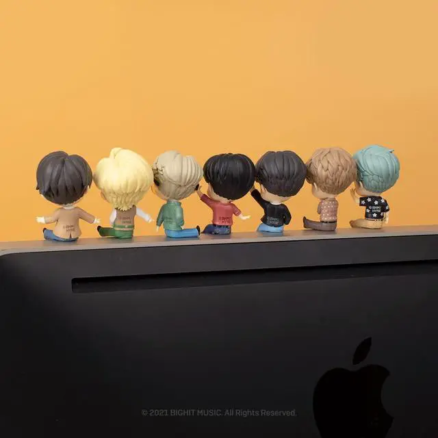 Alt view image 3 of 5 - TinyTAN BTS Dynamite Computer PC Monitor Figure (V)