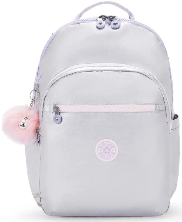 Main image of Kipling Women's Seoul Extra Large Bts 17" Laptop Backpack, Durable, Roomy with Padded Shoulder Straps, Built-In Protective Sleeve