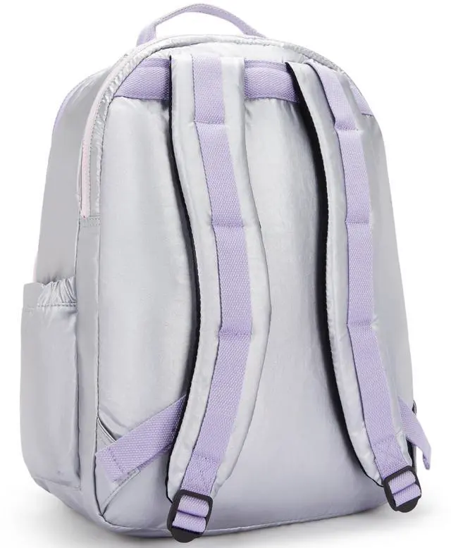Alt view image 2 of 5 - Kipling Women's Seoul Extra Large Bts 17" Laptop Backpack, Durable, Roomy with Padded Shoulder Straps, Built-In Protective Sleeve