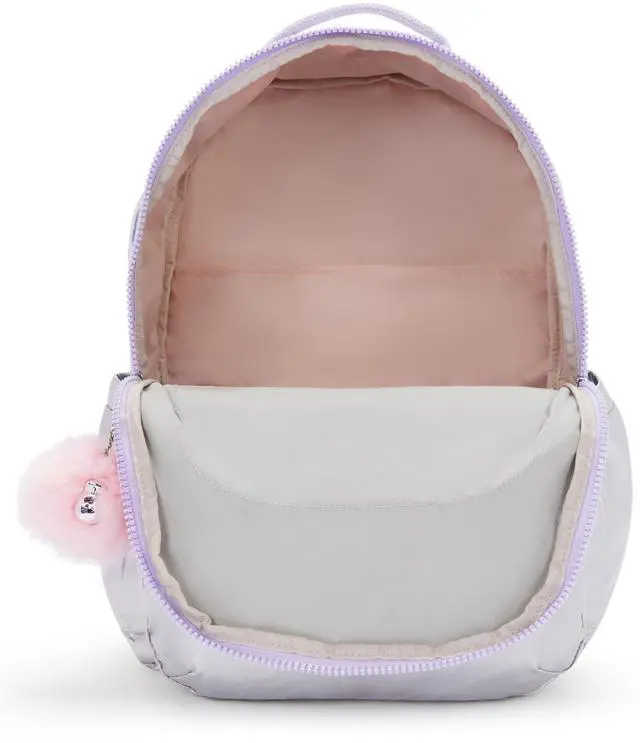 Alt view image 3 of 5 - Kipling Women's Seoul Extra Large Bts 17" Laptop Backpack, Durable, Roomy with Padded Shoulder Straps, Built-In Protective Sleeve