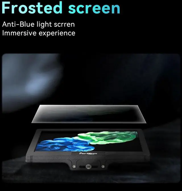 Alt view image 4 of 5 - Portkeys HD7H 1000nit DSLR Camera Field Monitor 7 Inch 1280x720 IPS Camera Monitor Support 4K30p HDMI Input with Top Shortcut Keys and Sunshade