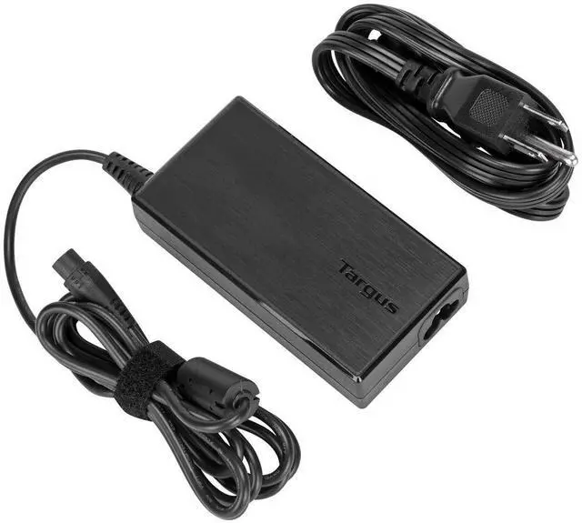 Alt view image 3 of 5 - Targus 90W AC Semi-Slim Universal Laptop Charger with 6-Foot Cable, Includes 5 Power Tips Compatible with Major Brands: Acer, ASUS, HP, Compaq, Dell, Toshiba, Gateway, IBM, Lenovo, Fujitsu (APA90US)