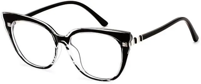 Main image of FEISEDY Cat Eye Blue Light Blocking Glasses for Women Anti Eyestrain & UV B0182