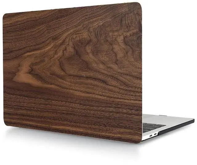 Alt view image 2 of 5 - Case Compatible with MacBook Pro 13 Inch 2015 2014 2013 2012 Model A1502 & A1425, Plastic Hard Shell Protective Case with Keyboard Cover for Mac Pro Retina 13 Old Version - Wood Grain