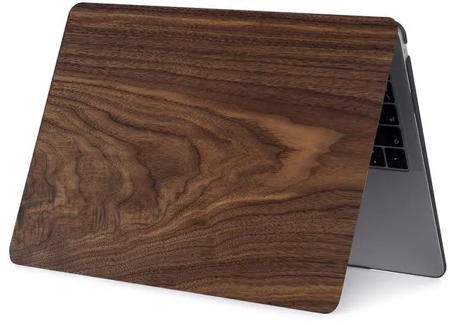Alt view image 5 of 5 - Case Compatible with MacBook Pro 13 Inch 2015 2014 2013 2012 Model A1502 & A1425, Plastic Hard Shell Protective Case with Keyboard Cover for Mac Pro Retina 13 Old Version - Wood Grain