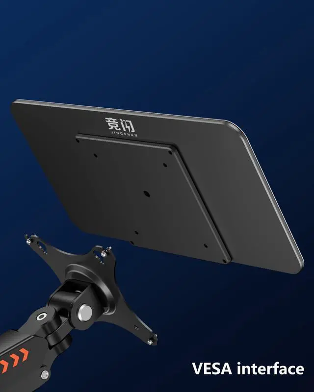 Alt view image 4 of 5 - JINRAIKO Magnetic Wireless Charging Panel for iPad Pro 11" M4 (2024) Only, Curved 6.5 FEET USB C Cable, 75/100mm & 17mm Ball Head Compatibility, Arm Not Included