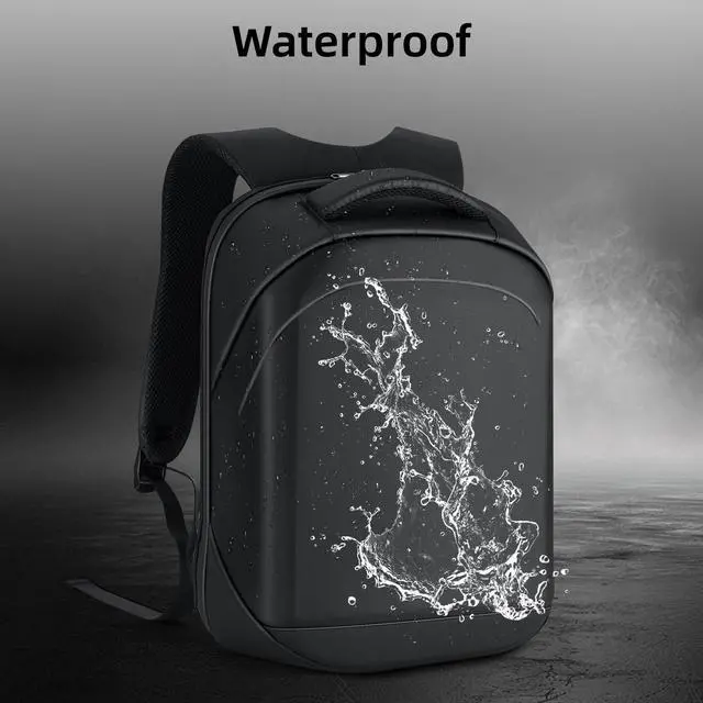 Alt view image 5 of 5 - Untrxr Led Backpack with Programmable Screen,17 inch Waterproof Led Bag,Travel, Motorcycle Backpack,Black