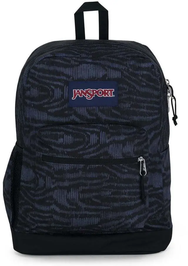 Main image of JanSport Cross Town Plus Backpack - Large Main Compartment, Side Water Bottle Pocket, 15-Inch Padded Laptop Sleeve - Abstract Animal