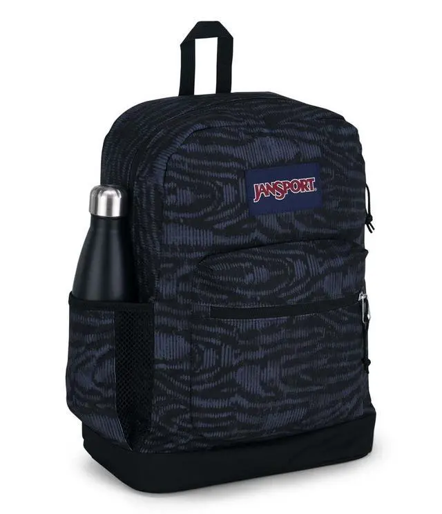 Alt view image 3 of 5 - JanSport Cross Town Plus Backpack - Large Main Compartment, Side Water Bottle Pocket, 15-Inch Padded Laptop Sleeve - Abstract Animal