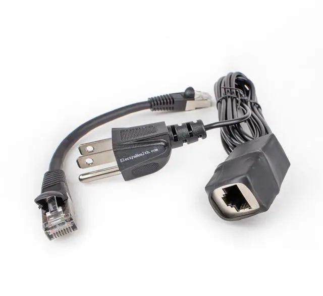 Main image of ElectraHealth Ethernet Grounding Adapter Kit (Black)
