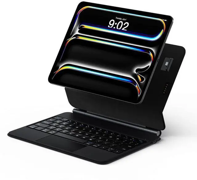 Main image of runelk Keyboard Case for iPad Pro 11-inch (M4) 2024, Auto-Connect Design & No Charging Required, Magic-Style Magnetic Keyboard Case with Multi-Touch Trackpad, Compatible with iPad Pro 11(5th Gen)