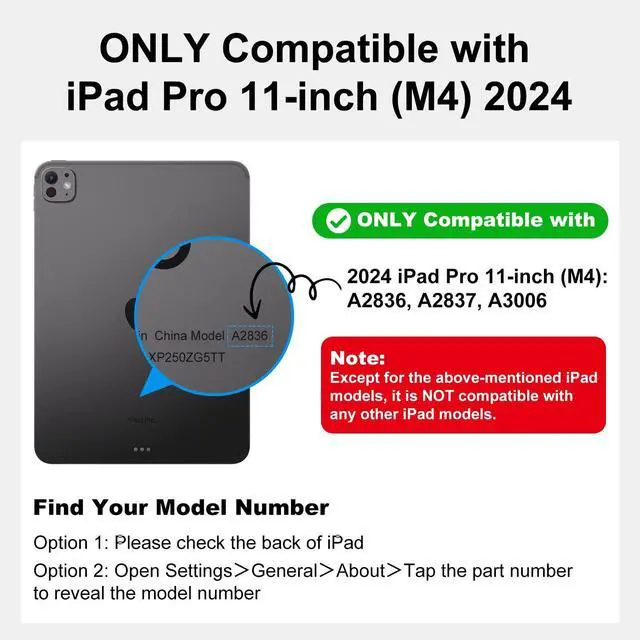 Alt view image 3 of 5 - runelk Keyboard Case for iPad Pro 11-inch (M4) 2024, Auto-Connect Design & No Charging Required, Magic-Style Magnetic Keyboard Case with Multi-Touch Trackpad, Compatible with iPad Pro 11(5th Gen)