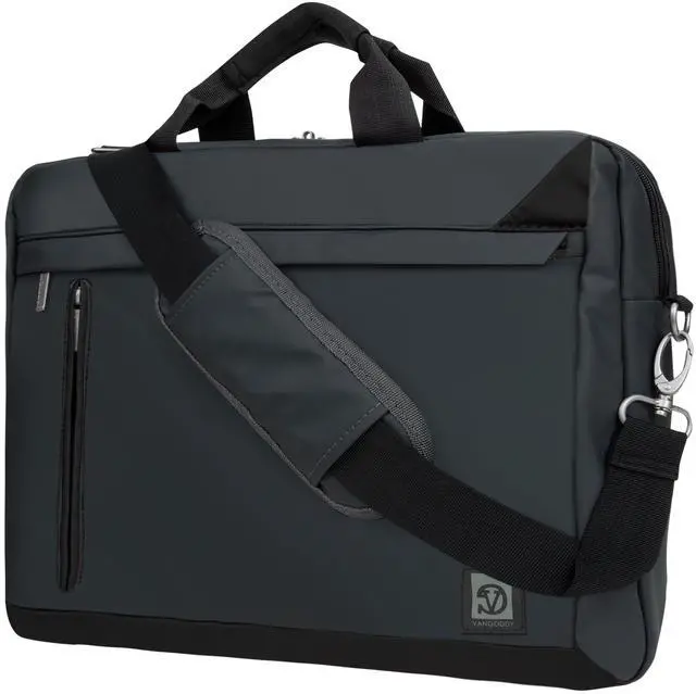 Main image of Stone Gray 15-inch Laptop Shoulder Bag Carrying Case Compatible with Samsung Galaxy Book4 Book 4 Pro 360 16" 15"