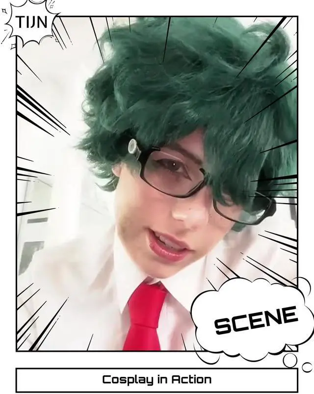 Alt view image 4 of 5 - TIJN Blue Light Blocking Glasses  Halloween Cosplay Eyewear for Anime Girl & Costume Party,Semi-Rimless Rectangle Frame,AL02