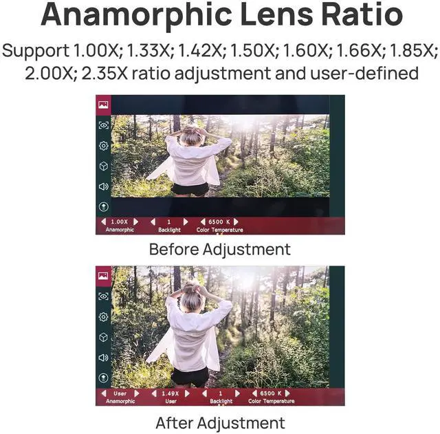 Alt view image 3 of 4 - Portkeys PT5 II Touchscreen Camera Field Monitor 5 inch 4K30P Input/Output Wide Color Gamut New Peaking 3D LUT Video Assist Luma RGB Waveform for DSLR