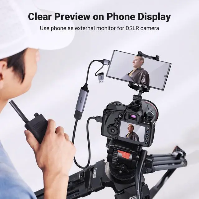 Alt view image 5 of 5 - UGREEN Full HD 1080P 60FPS Capture Card HDMI to USB A/Type C 4K Video Capture Card for Streaming, Recording, Gaming, Compatible with Switch 2, PS4, PS5, Xbox, Work with PC/Windows/Mac OS