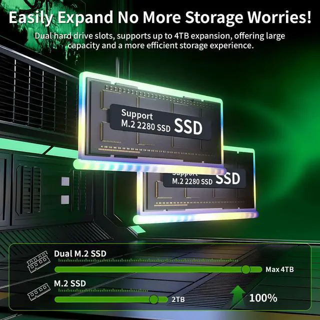 Alt view image 3 of 5 - BINTEC 16 Inch Green Laptop,1920 * 1200 IPS,16GB DDR4 Windows11 Notebook PC, Celeron N5105(up to 2.9 GHz),Lightweight Notebook with Backlit Keyboard and Fingerprint Unlock (Green, 16G+256GB SSD)