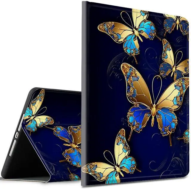 Main image of Case for Amazon Kindle Fire Max 11 Tablet (13th Gen, 2023 Release) 11" Cover Slim PU Leather Smart Folio Stand Cover with Auto Wake Sleep, Blue Sky Butterfly