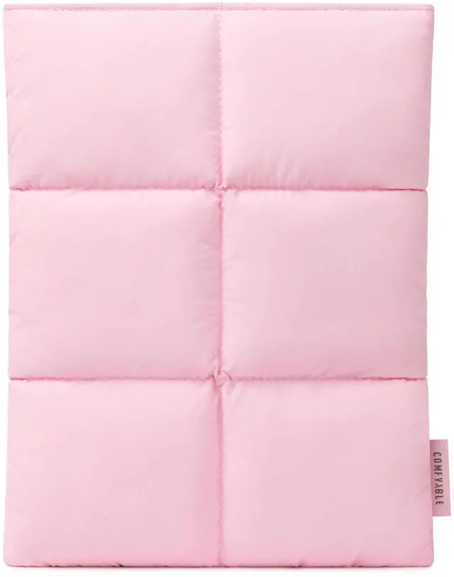 Main image of Comfyable Puffy Tablet Sleeve 7-8 Inch Compatible for iPad mini 7 2024 A17 Pro, Mini 6 2021 A15, Quilted Puffer Tablet Carrying Case for Women Men, Candy Pink