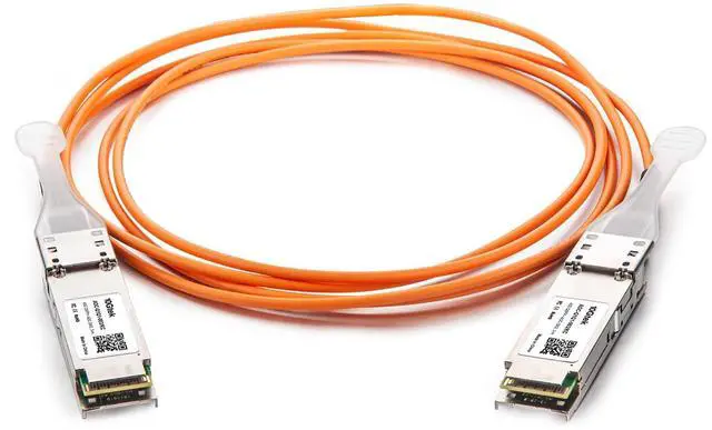 Main image of 40G QSFP+ AOC Cable - 40GBASE Ethernet Active Optical Cable, QDR, MMF for Cisco QSFP-H40G-AOC3M, Supermicro CBL-QSFP+AOC-3M and Open Switch, 3-Meter